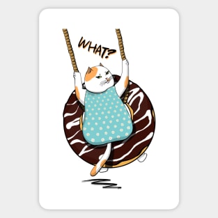 Donut swing Sticker